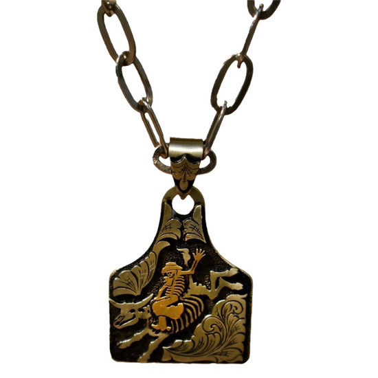 M&F Western® Men's Rider Bronze Chain Necklace D47336