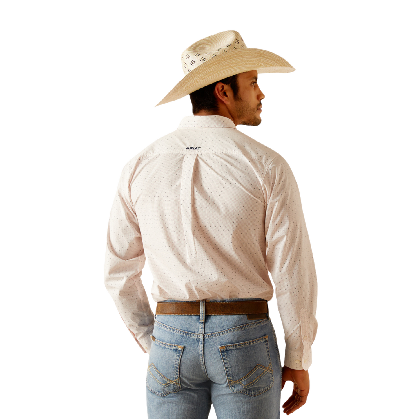 Ariat Men's Thor White Fitted Button Down Shirt 10048377