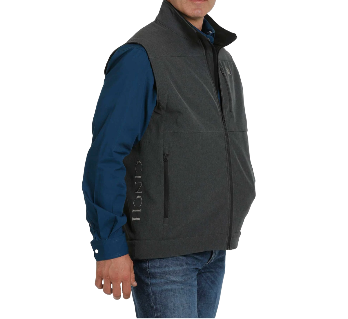 Cinch® Men's Concealed Carry Solid Black Vest MWV1541002