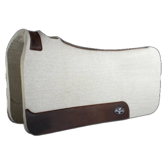 Professionals Choice Steamed Pressed Comfort Fit Wool Saddle Pad
