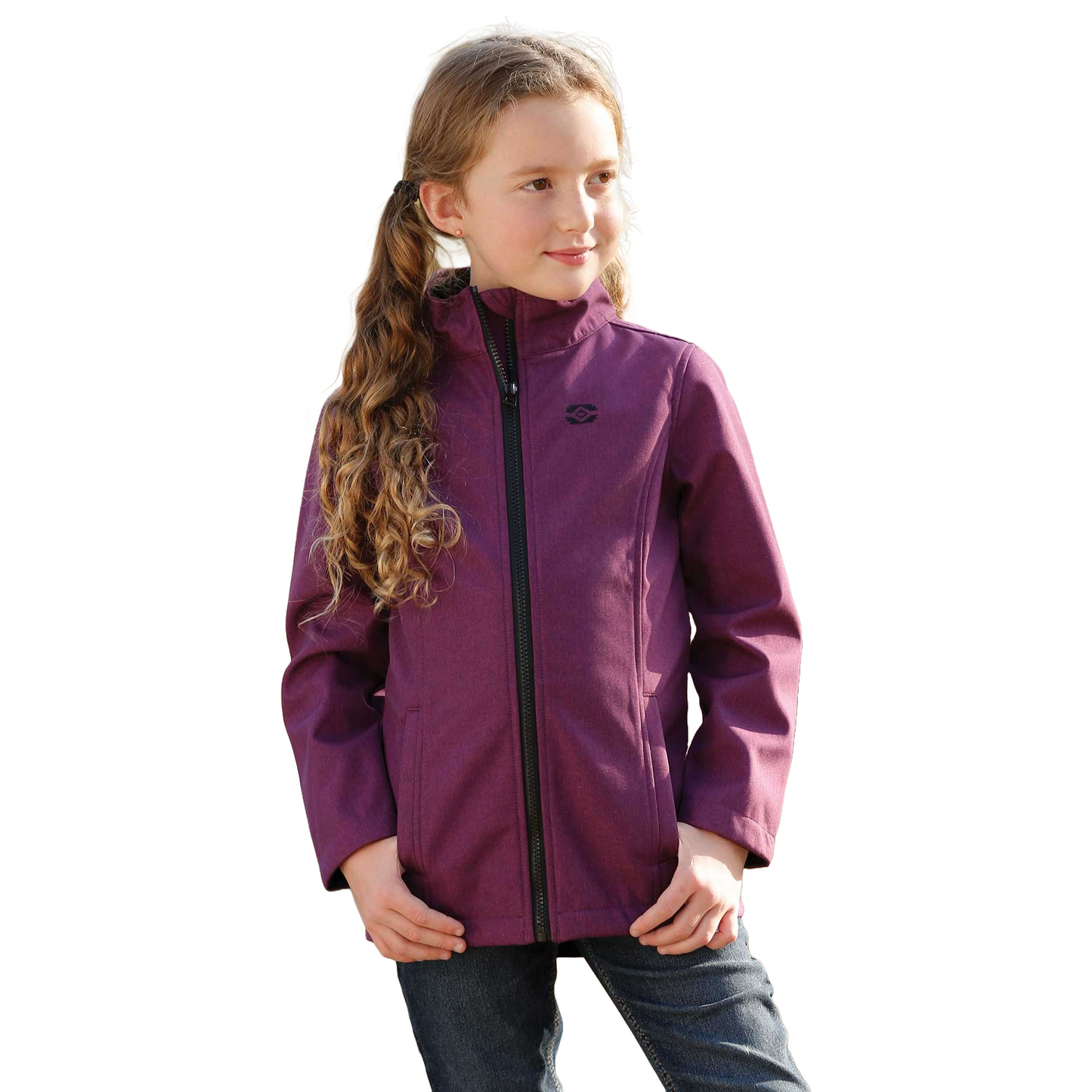 Cruel Denim Children's Textured Purple Bonded Jacket CWJ8580001