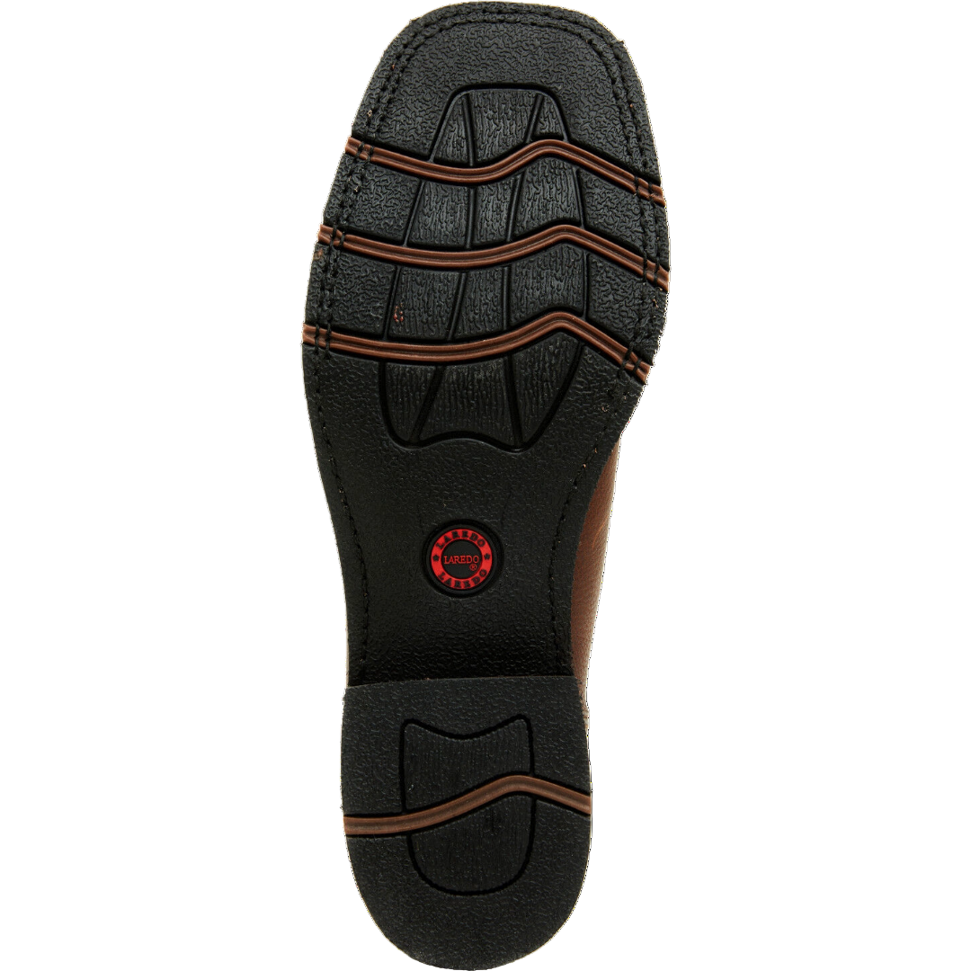 Laredo Men's Devin Dark Brown Leather Ankle Boot 70010