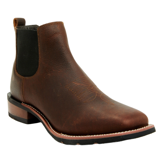 Laredo Men's Devin Dark Brown Leather Ankle Boot 70010