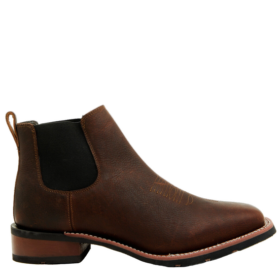 Laredo Men's Devin Dark Brown Leather Ankle Boot 70010