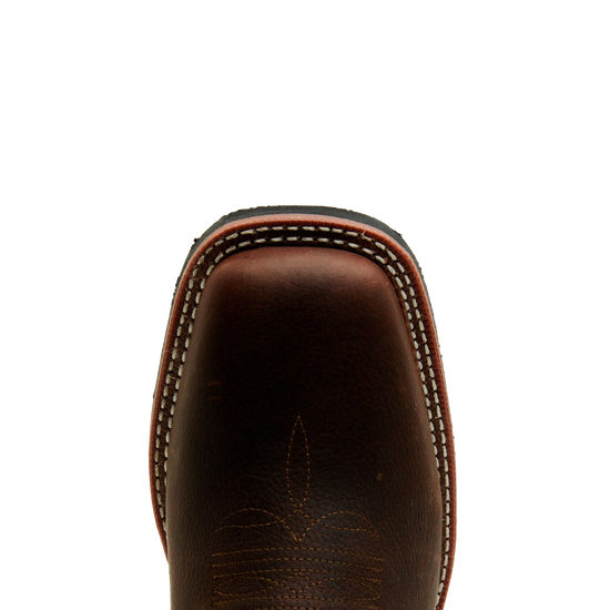 Laredo Men's Devin Dark Brown Leather Ankle Boot 70010