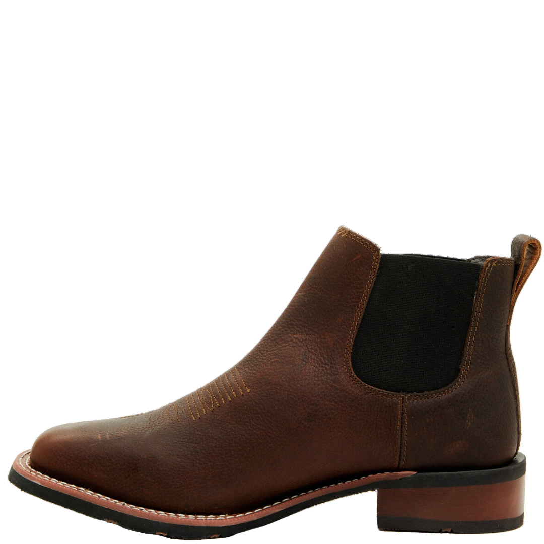 Laredo Men's Devin Dark Brown Leather Ankle Boot 70010