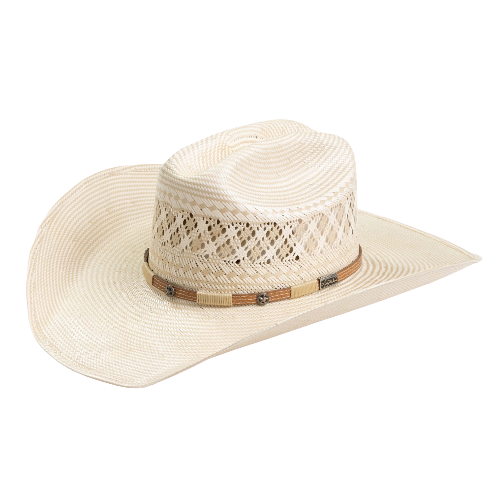 Larry Mahan 10X Wyatt Tan Ivory Western Straw Hat MS4V42WYAX44-TNIVY - Wild West Boot Store