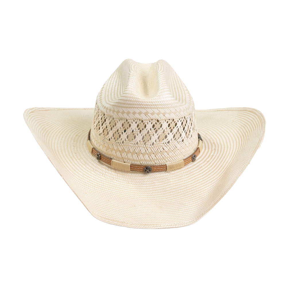 Larry Mahan 10X Wyatt Tan Ivory Western Straw Hat MS4V42WYAX44-TNIVY - Wild West Boot Store