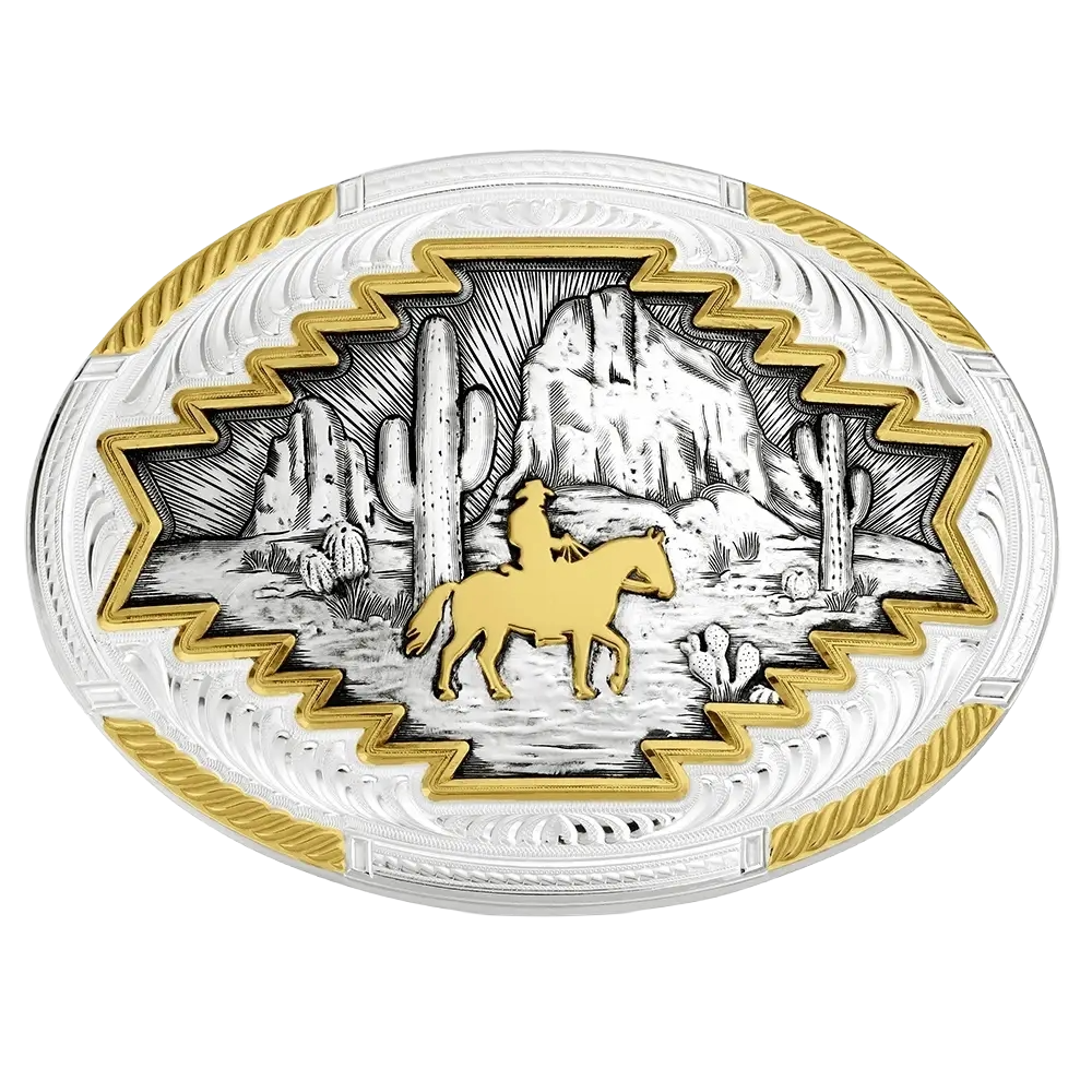 Montana Silversmiths The Cowboys Way Belt Buckle 57710 - Wild West Boot Store