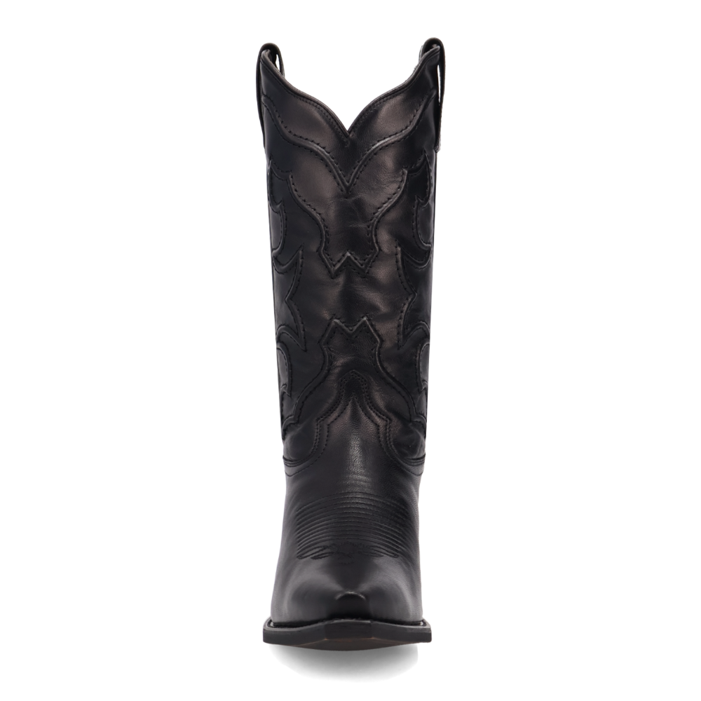 Dan Post Ladies Reva Black Leather Boot 20045 - Wild West Boot Store