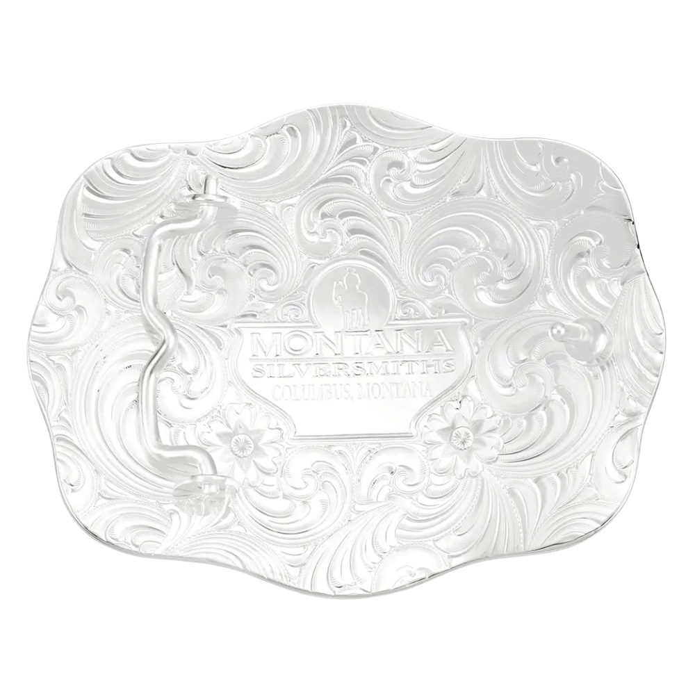 Montana Silversmiths Four Star Buckle With Christian Cowboy 57610-731 - Wild West Boot Store