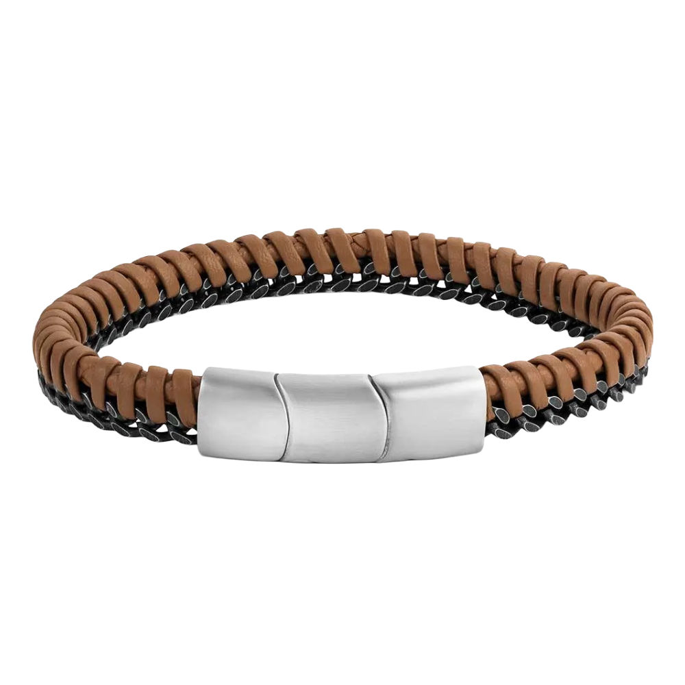 Montana Silversmiths Men's Outrider Braided Bracelet BC6441 - Wild West Boot Store