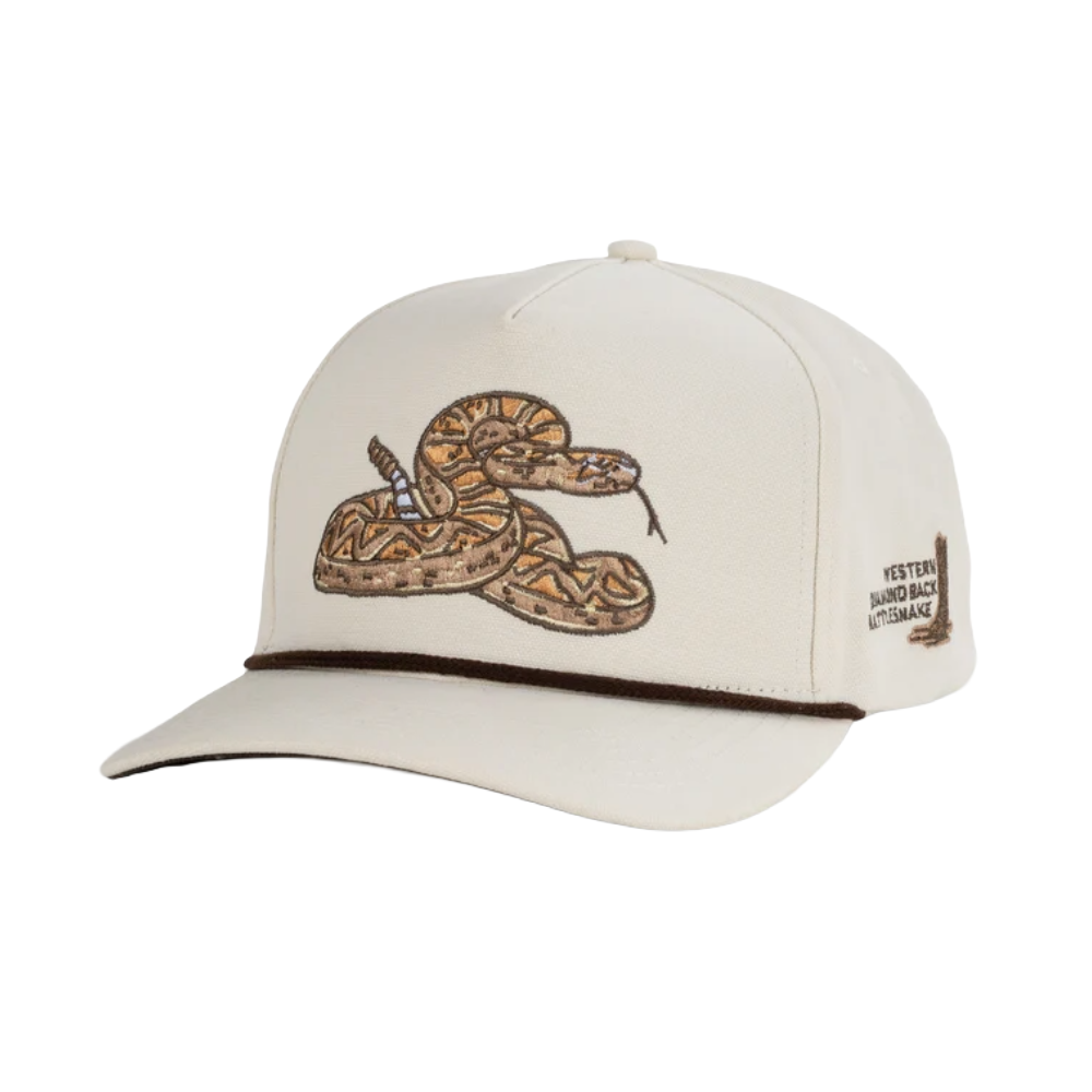 Sendero Provisions Co. Cream Rattlesnake Cap SPCH125S36BZZ - Wild West Boot Store