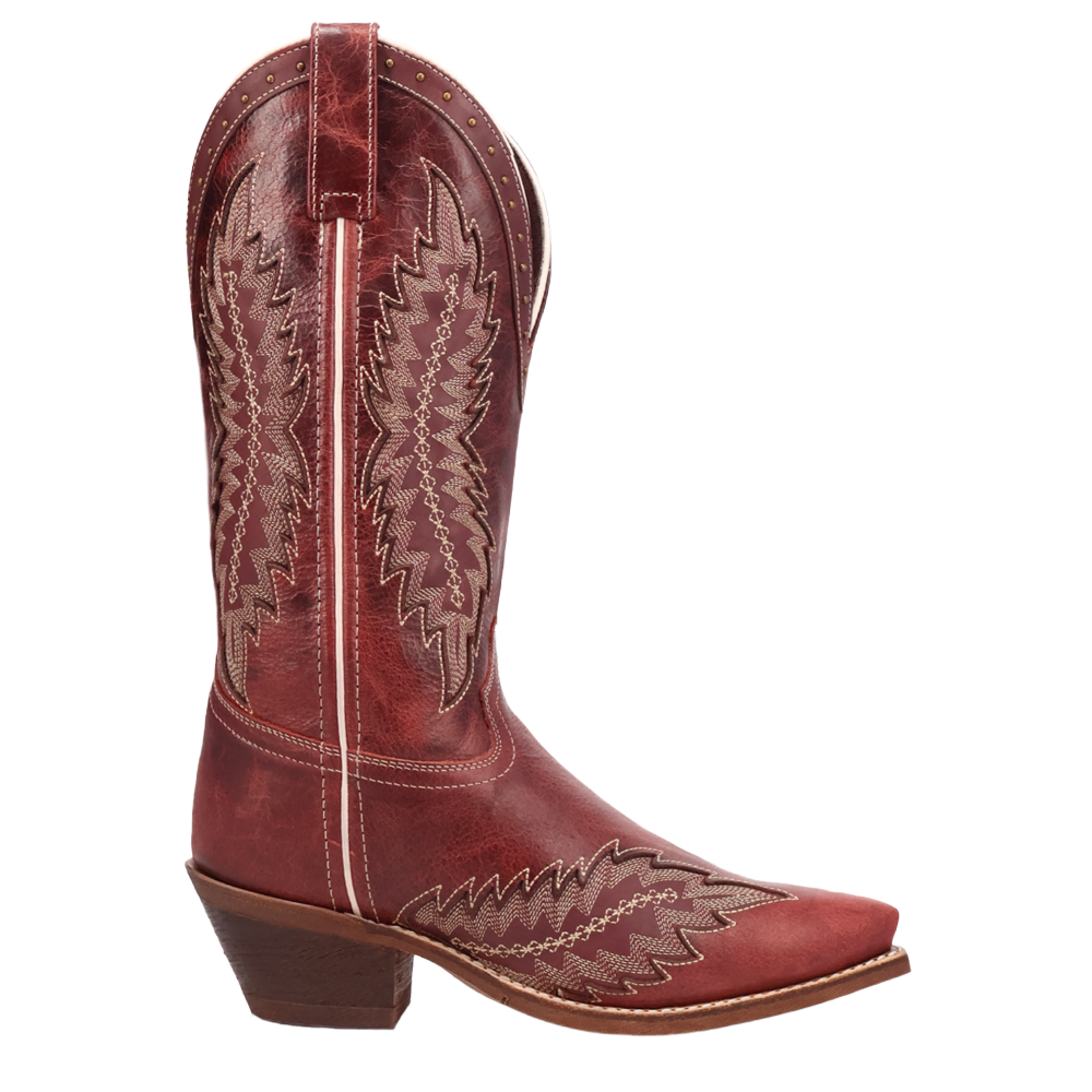 Dan Post Ladies Coyote Creek Red Leather Western Boot 20058