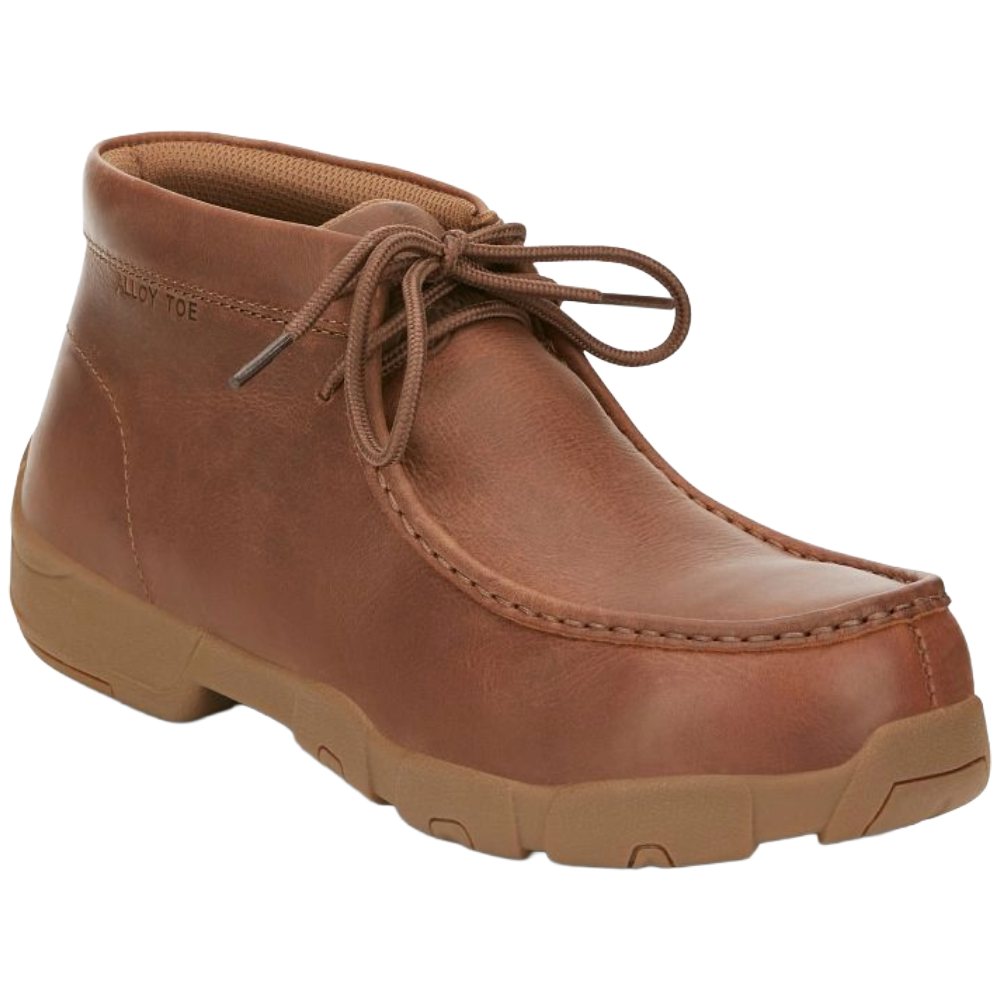 Justin Men's Cappie Alloy Toe Sand Tan Work Shoe SE242