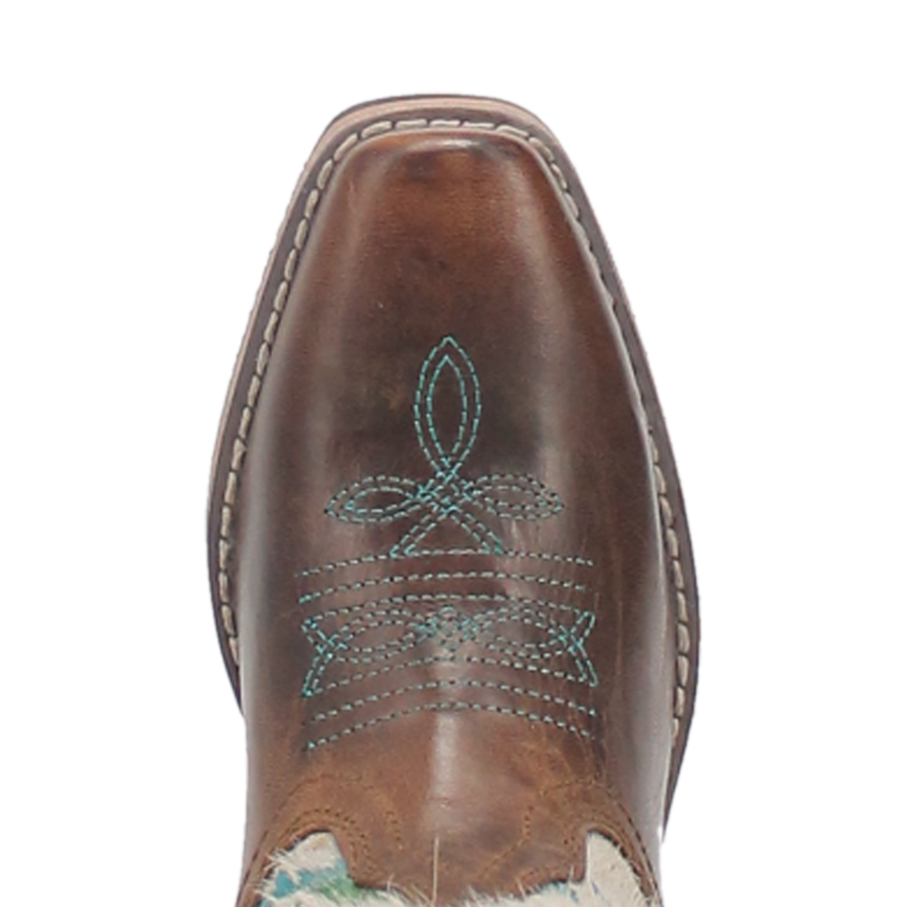 Dan Post Youth Rumi Rainbow & Brown Leather Western Boots DPC3908