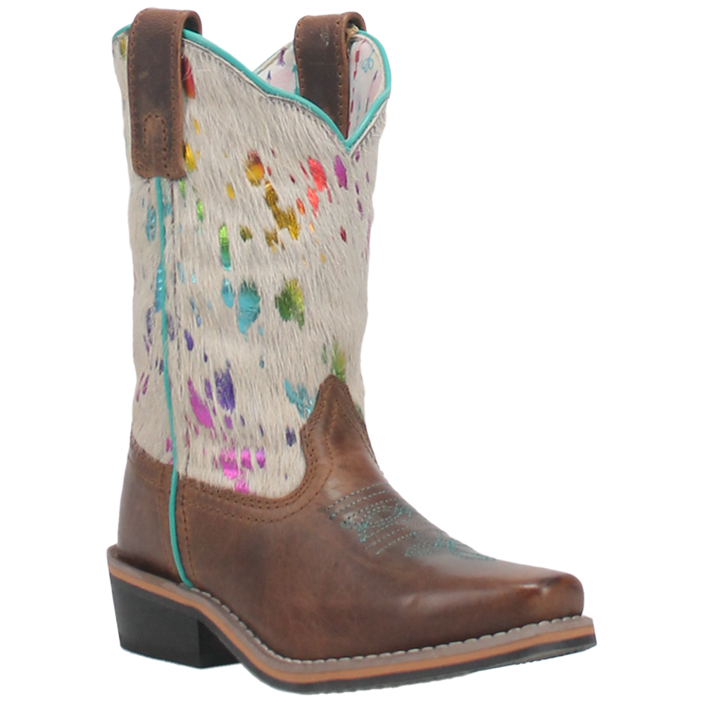 Dan Post Children's Amarillo Leather Brown Western Boots DPC2908