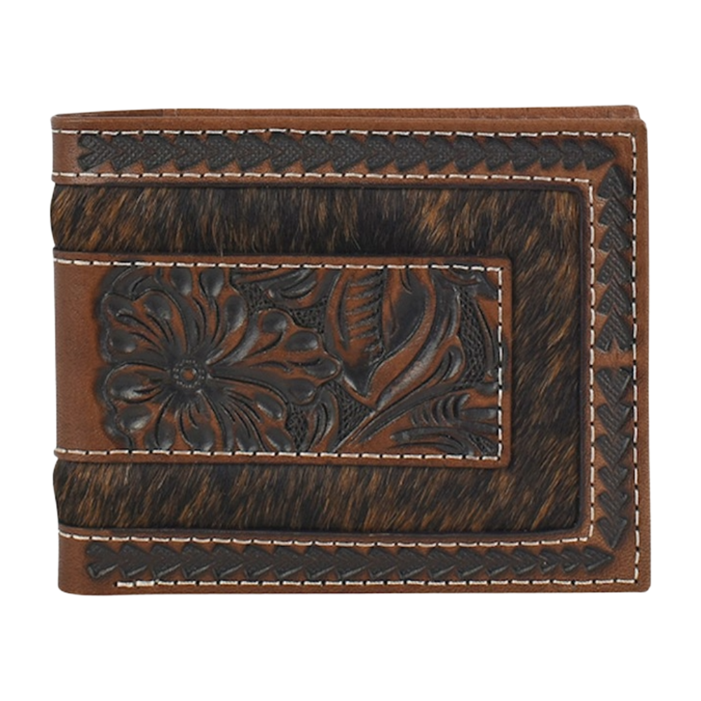 Justin Men's Bifold Genuine Leather With Tooling Wallet 24010138W2