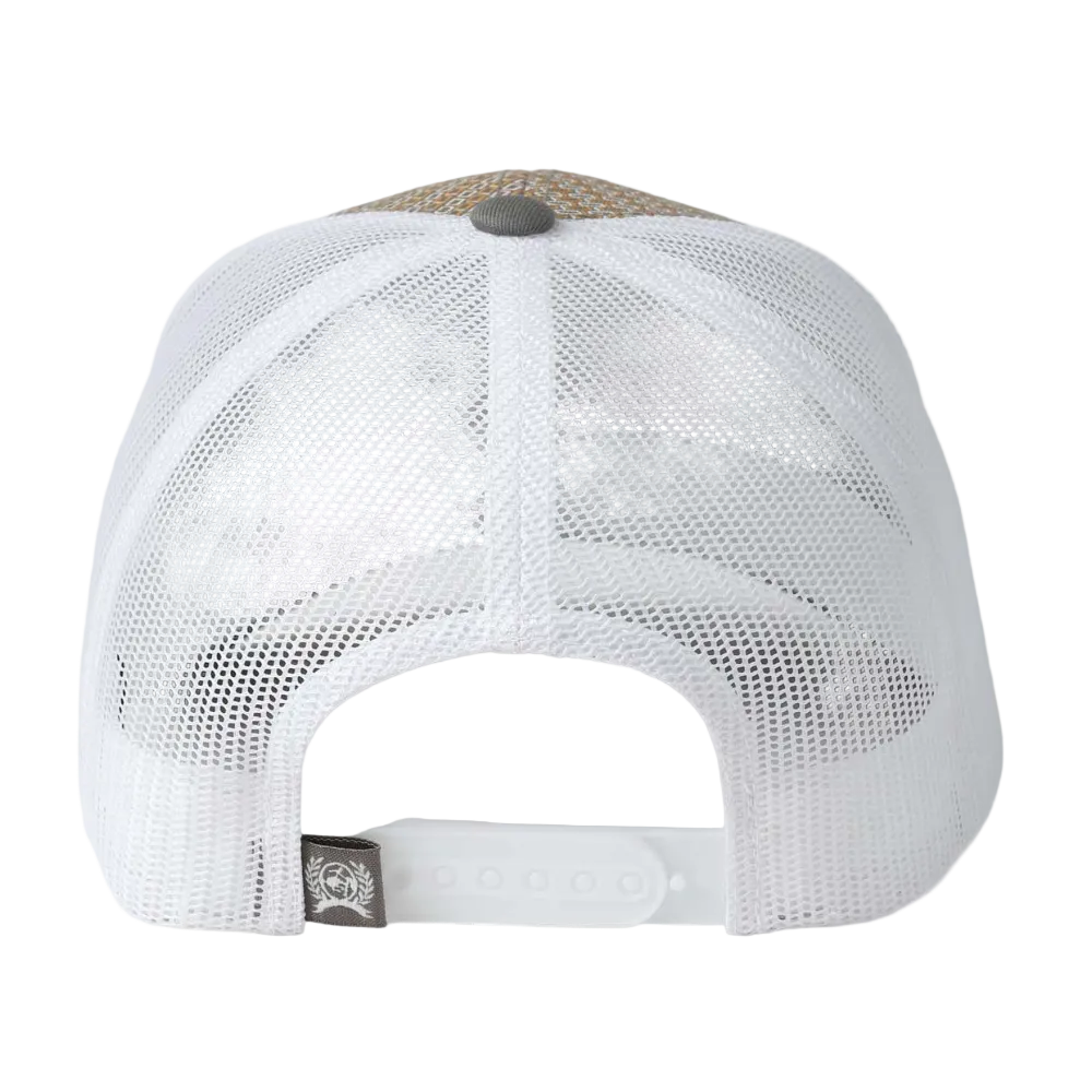 Cinch Ladies Grey Printed Logo Trucker Hat MHC7901018