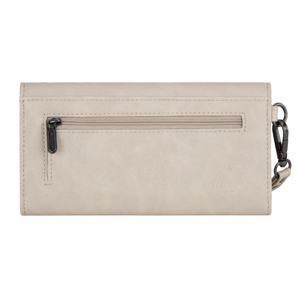 Wrangler Tan Whipstitch Wristlet Wallet WG183-W048TN