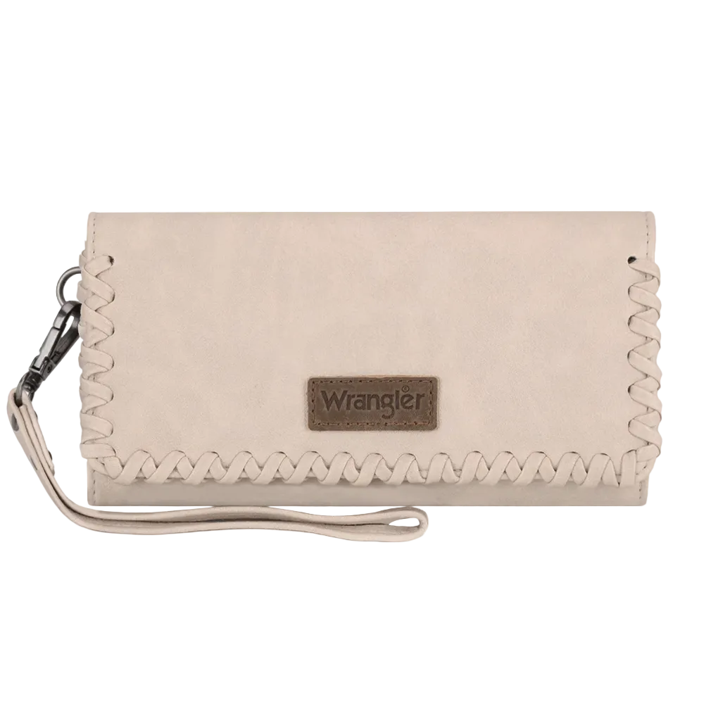 Wrangler Tan Whipstitch Wristlet Wallet WG183-W048TN