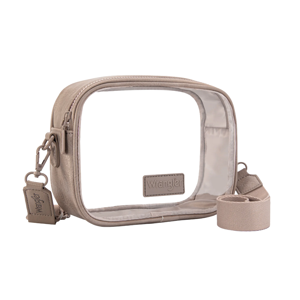 Wrangler Ladies Clear Nude Crossbody Bag/Stadium WG229-603ND