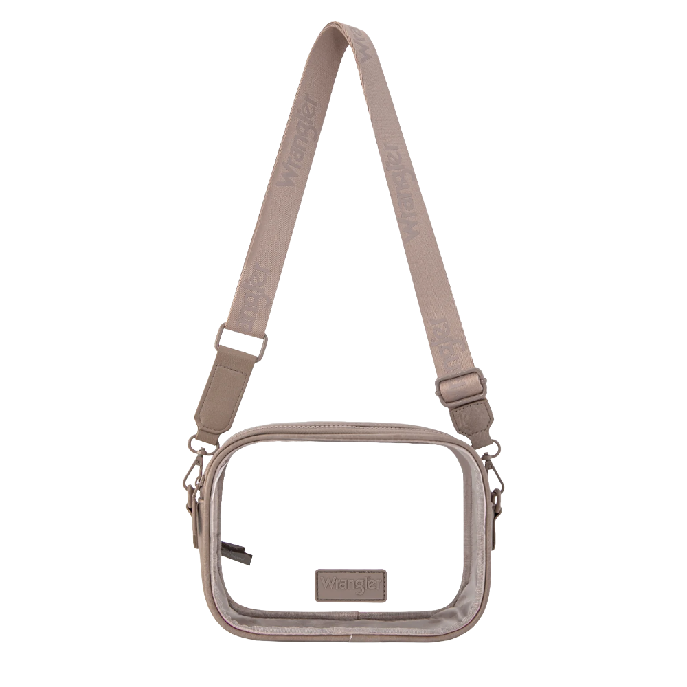 Wrangler Ladies Clear Nude Crossbody Bag/Stadium WG229-603ND