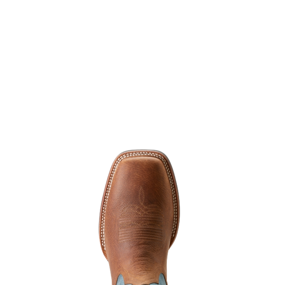 Ariat Men's Hudson Wicker Brown Wide Square Toe Cowboy Boot 10053739