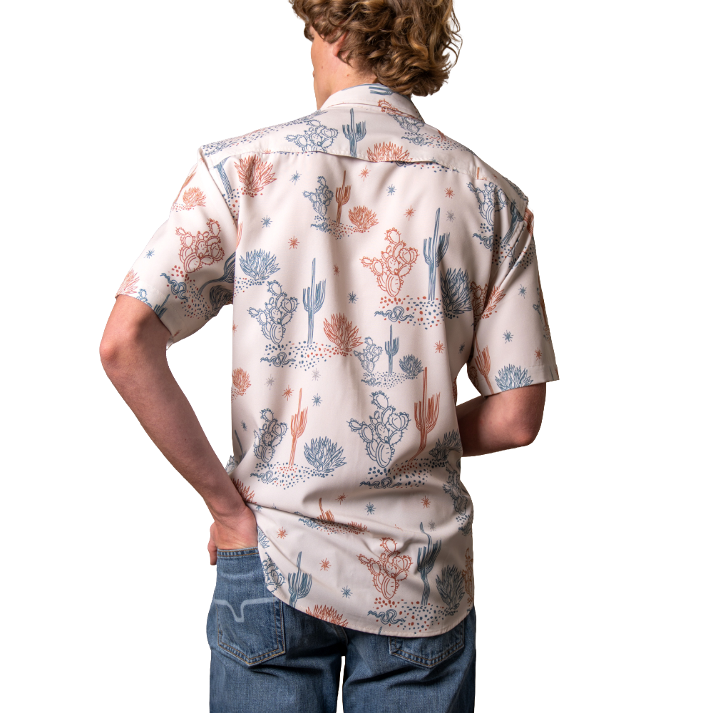 Kimes Ranch Men's Dunn Natural Western Print Button Down Shirt MDS0000084-BE006
