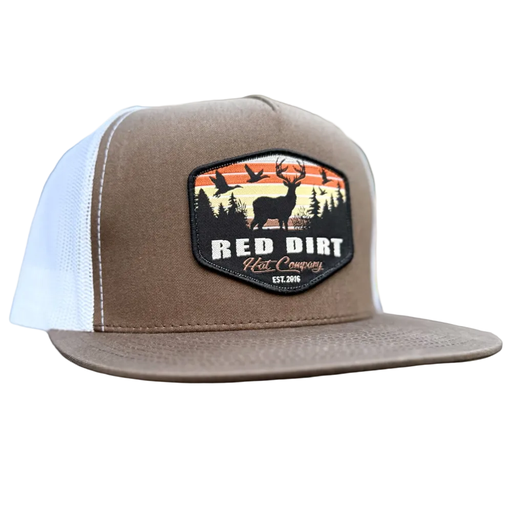 Red Dirt Hat Co. Brown Open Season Trucker Hat RDHC-479