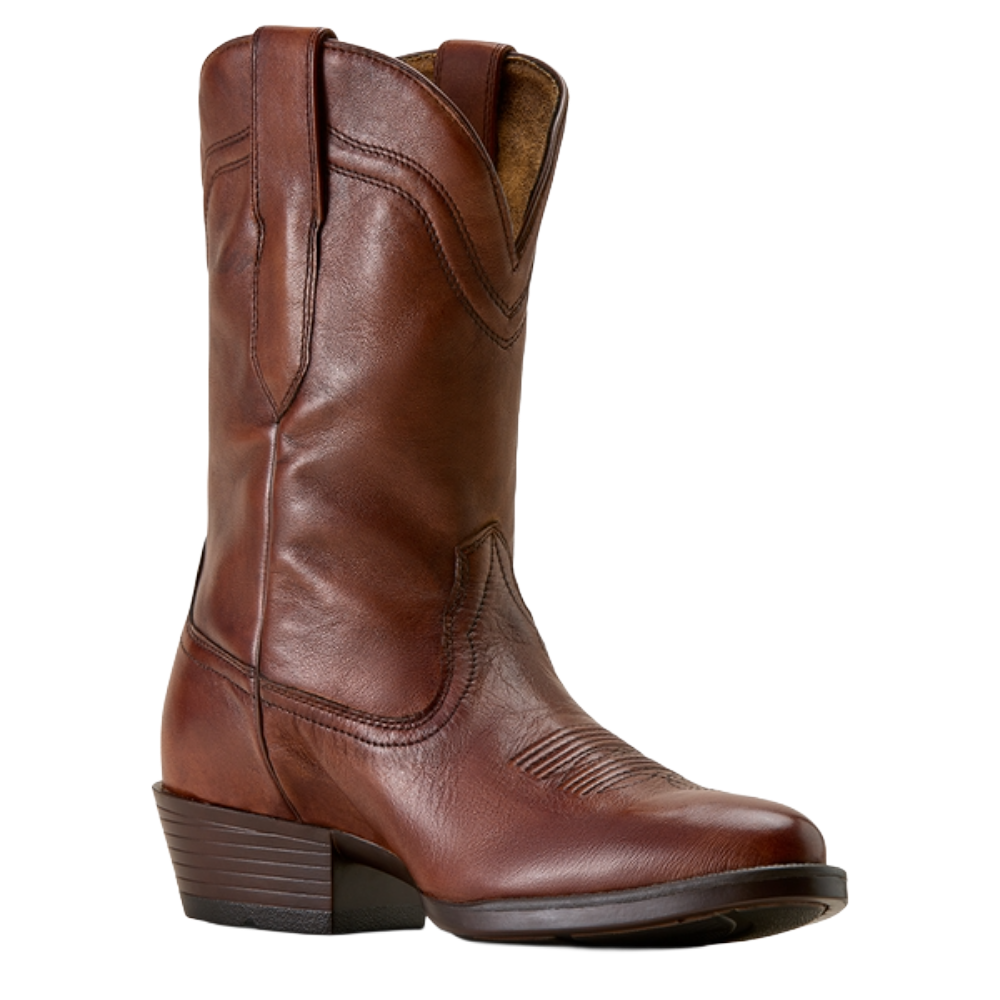 Ariat Men's Grayson Honey Bee Brown R Toe Western Boot 10074247