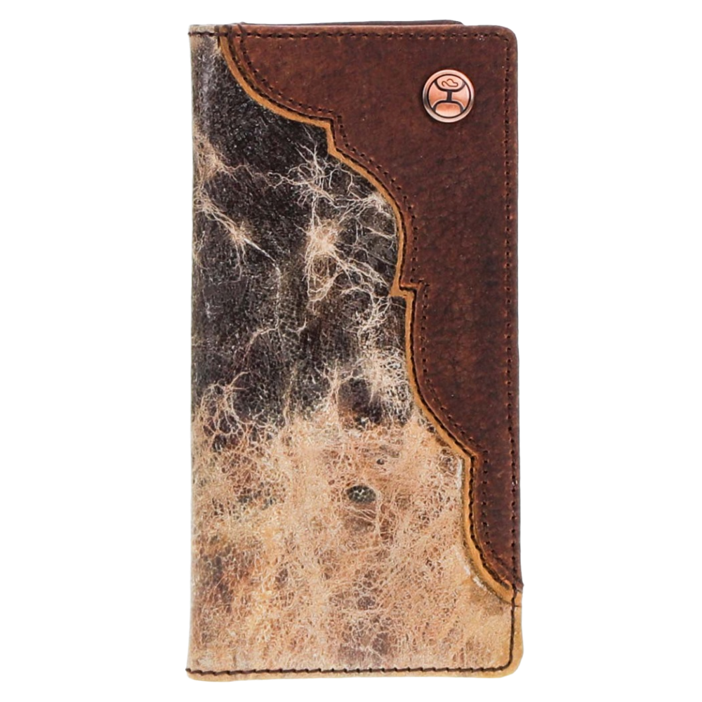 Hooey "Chisholm" Tricolor Western Corner Rodeo Wallet HW032-BRTN