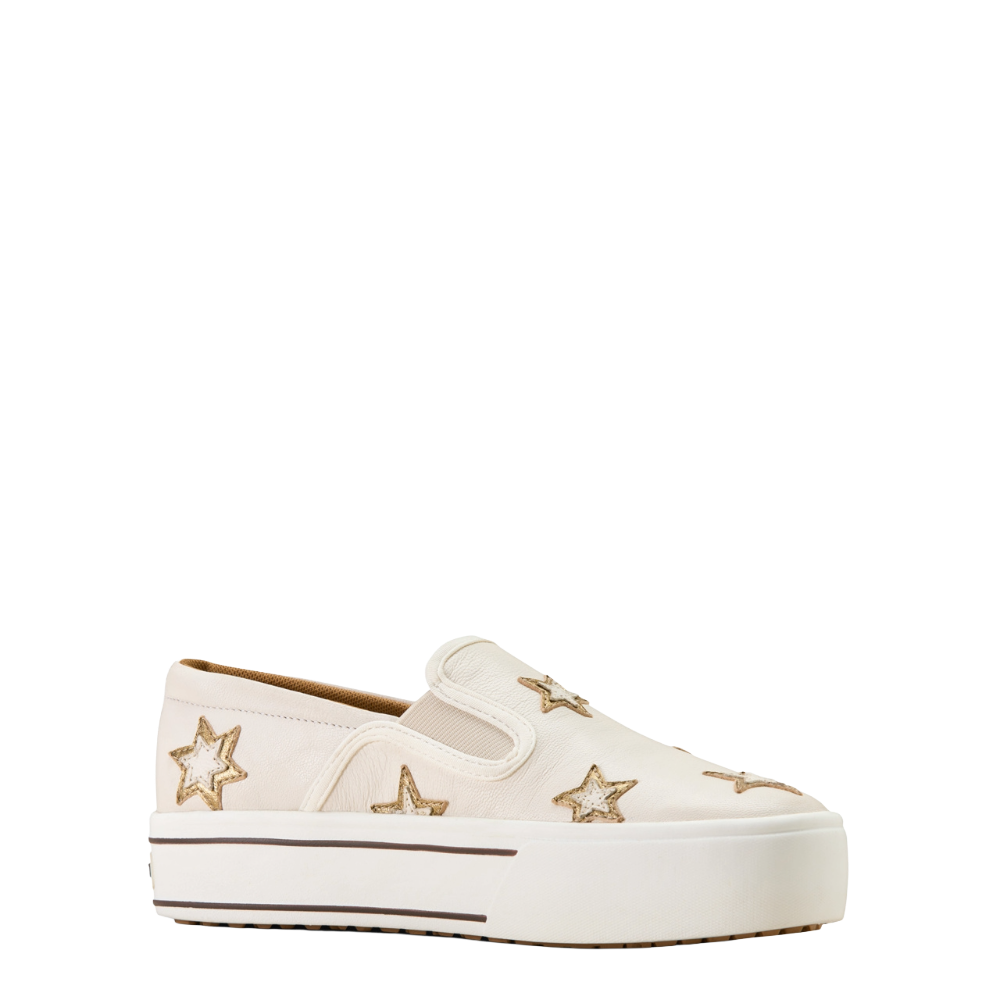 Ariat Ladies Skylar Star Ivory Pearl Slip On Shoe 10074367