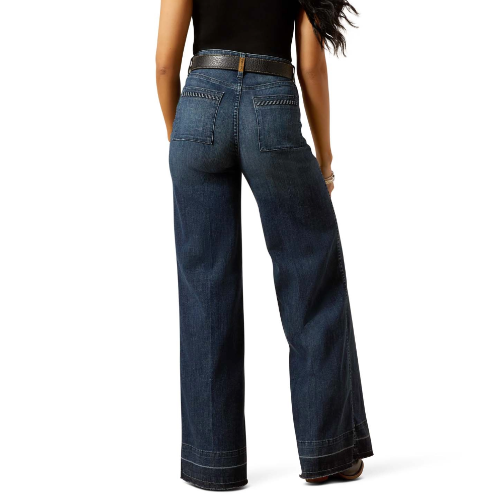 Ariat Ladies Ultra High Rise Jill Wide Leg Blue Jean 10065915