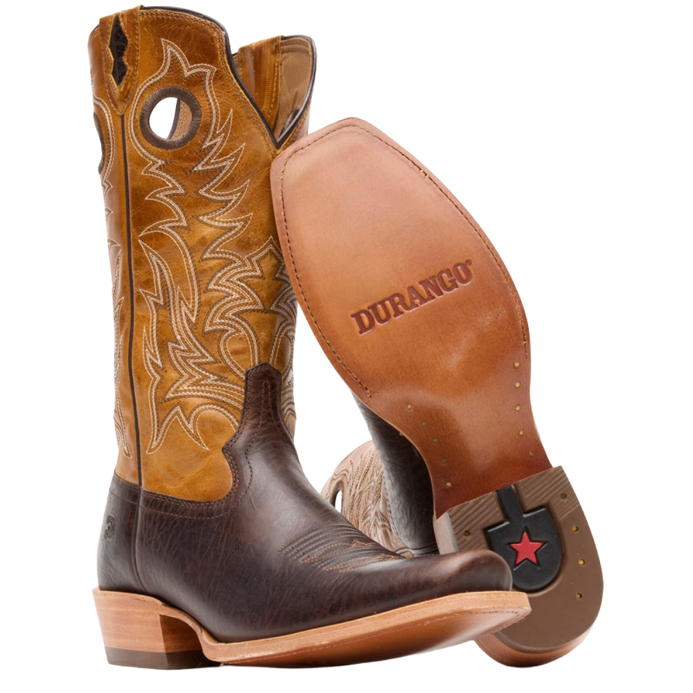 Durango Men's Arena Pro Elite™ Embroidered Brown Western Boot DDB0510