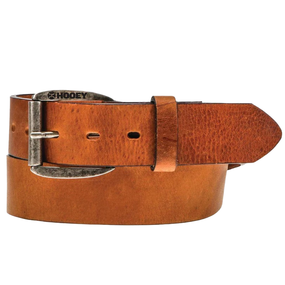 Hooey Men's "Classic Hooey Bomber" Tan Leather Belt HMBLT042