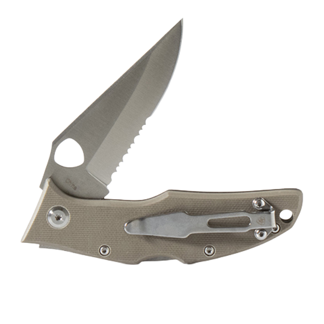 Ariat Hybrid Olive & Stainless Steel Folding Knife A7100129248