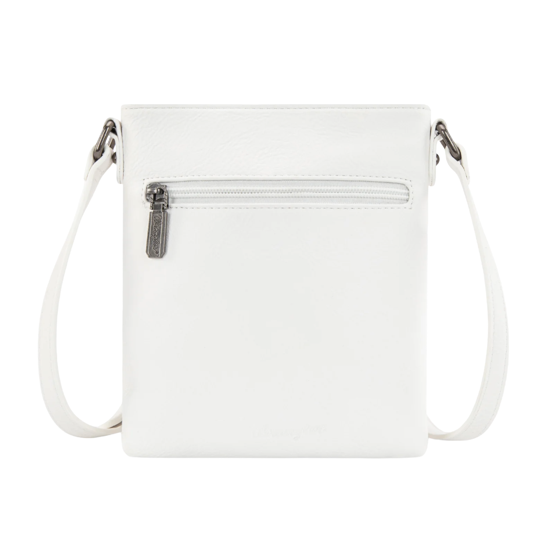 Wrangler Ladies Leather Beige Jean Denim Pocket Crossbody WG367-8360BG