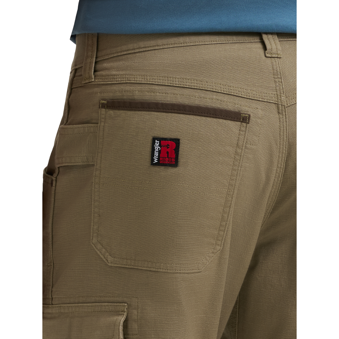 Wrangler Men's Riggs Workwear Ripstop Ranger Bark Stretch Pant 112374647 - Wild West Boot Store