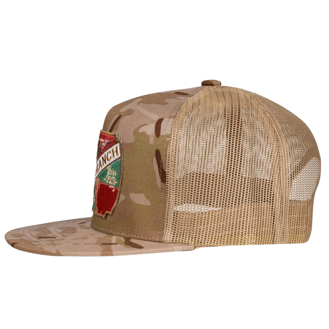 Lazy J Ranch Wear Desert Show Time Camo & Tan Trucker Cap CAMO4SHOW