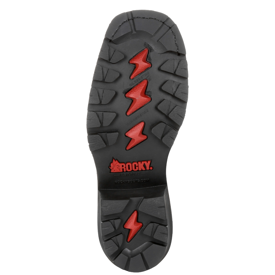 Rocky Men's Logger Composite Toe Waterproof Dark Brown Work Boots RKK0277