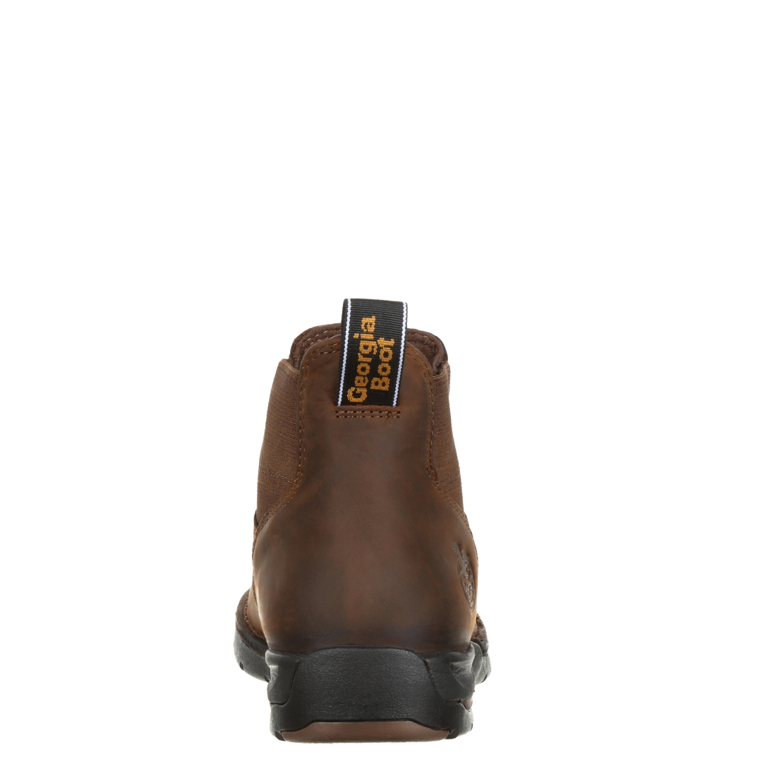 Georgia Boot Men's Athens Dark Brown Waterproof Ankle Work Boot GB00156