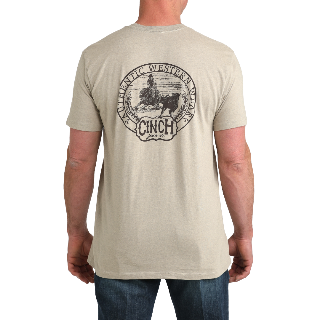 Cinch Men's Short Sleeve Stone T-Shirt MTT1690717