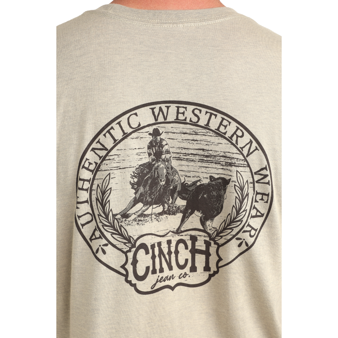 Cinch Men's Short Sleeve Stone T-Shirt MTT1690717