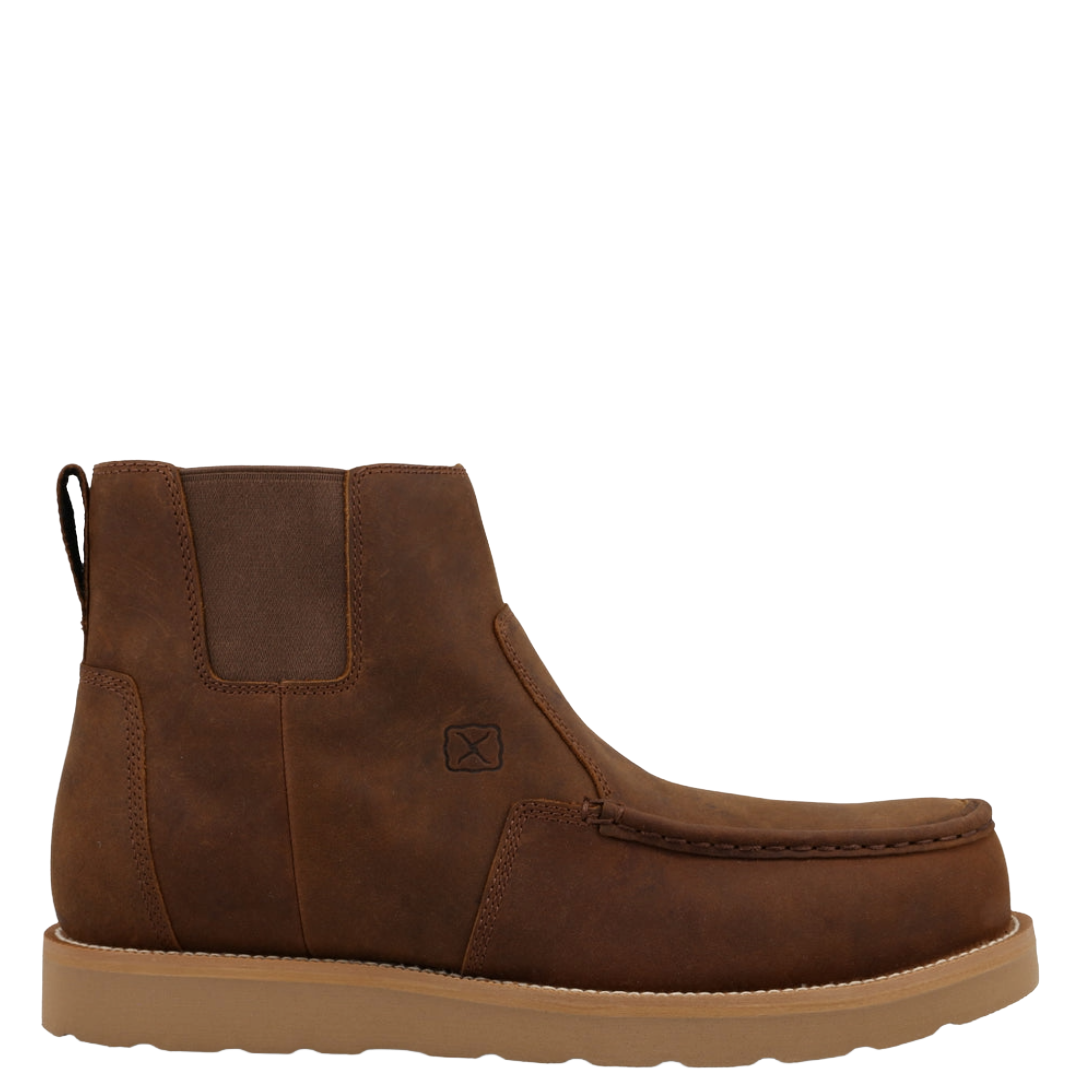 Twisted X Men's Chelsea Cinnamon Brown Composite Toe Work Boot MWWN003