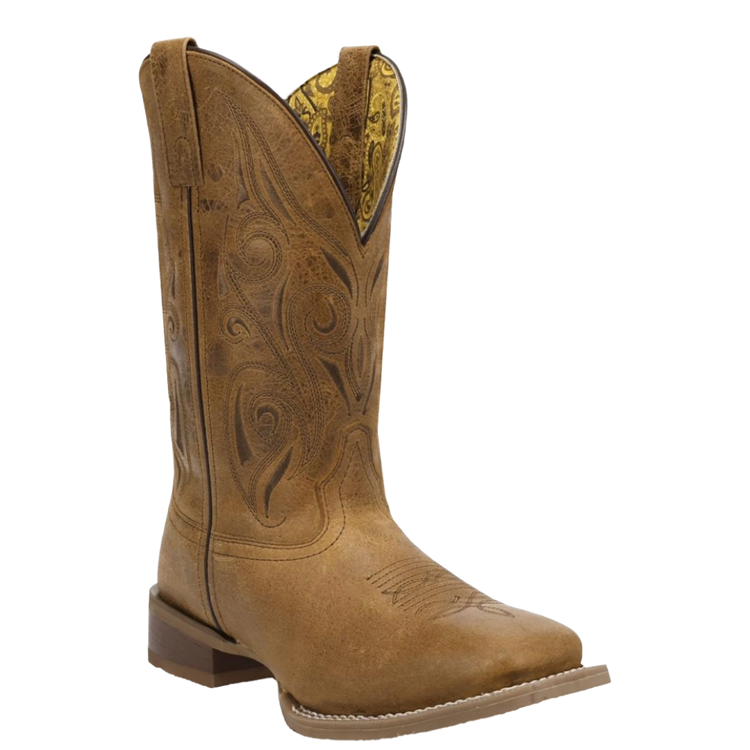 Laredo Ladies Emberlynn Tan Leather Western Boot 2032