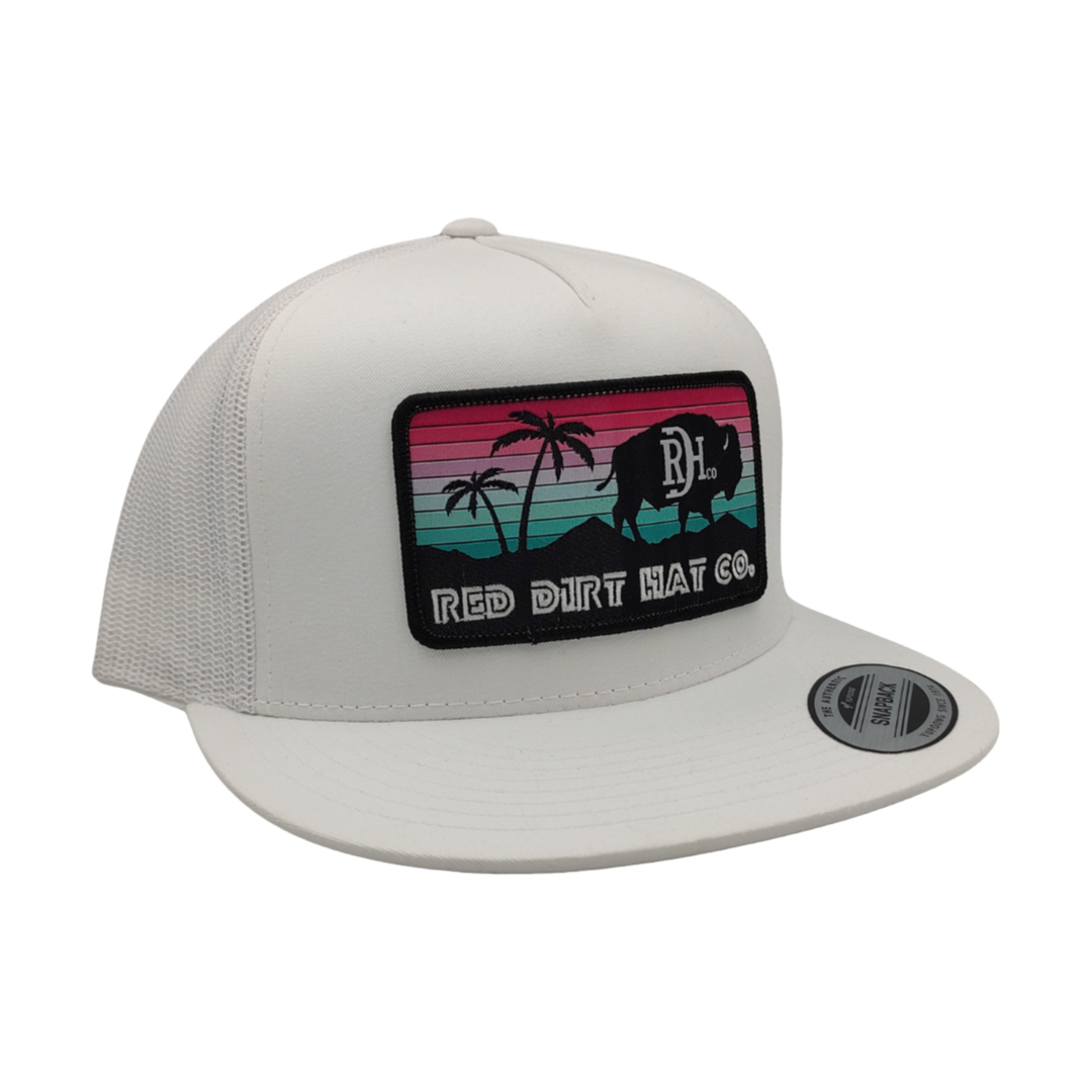 Red Dirt Hat Co. Youth Miami Vice Solid White Trucker Cap RDHCY-48