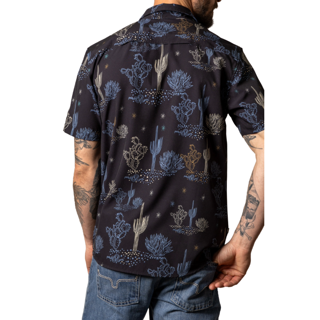 Kimes Ranch Men's Dunn Black Printed Button Down Shirt MDS0000084-BK001