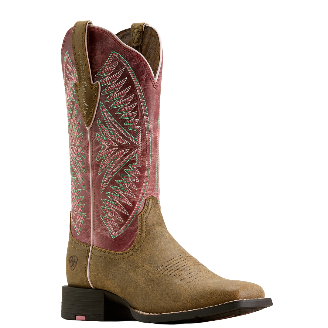 Ariat Ladies Round Up Ruidoso Brown Bomber Western Boot 10074331