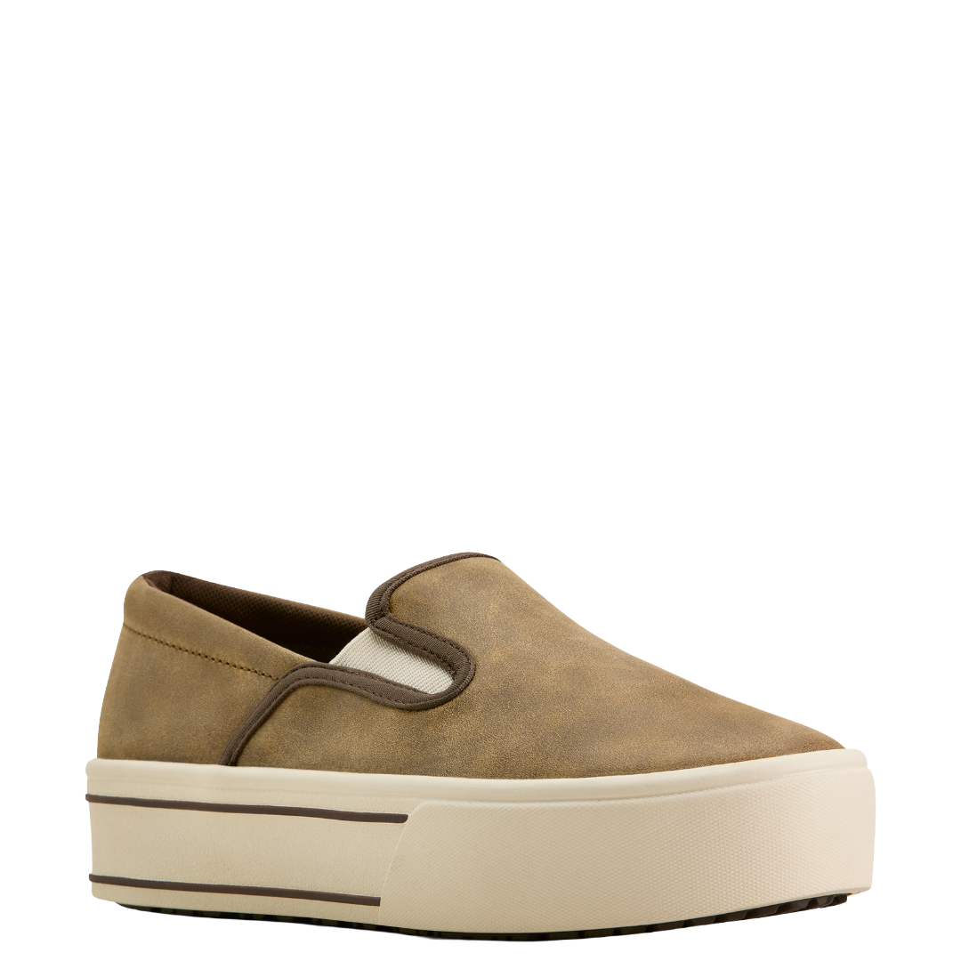 Ariat Ladies Skylar Brown Bomber Slip On Shoe 10074361